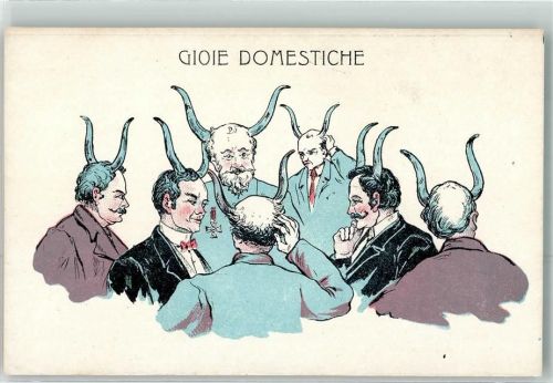 Häusliche Freunde Hörner Gioie Domestiche