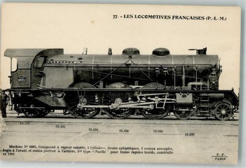Lok Nr. 6001 Nr. 77 Les Locomotoives Francaises