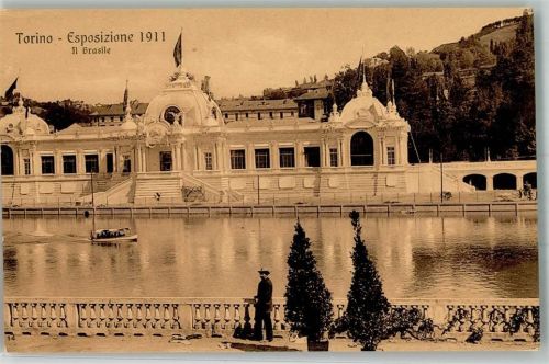 10100 Torino Turin 1911 Foto AK Ausstellung 1911