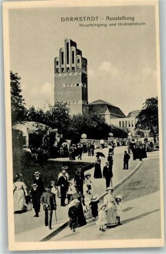 Darmstadt Hochzeitsturm Jugendstil Architekt Olbrich Künstlerkolonie