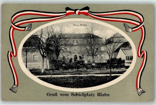50667 W5000 Köln Wahn 711 1916 - Burg Wahn Gruss vom Schießplatz