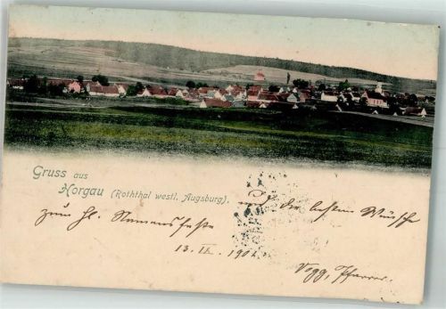 Horgau 1901 Horgau im Rothal