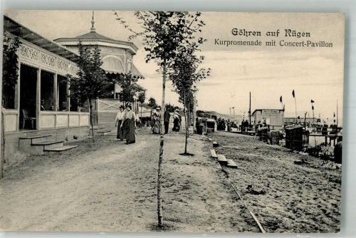 Göhren Kurpromenade Konzer-Pavillon