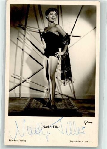Original Unterschriften/ Autogramm Tiller Nadja