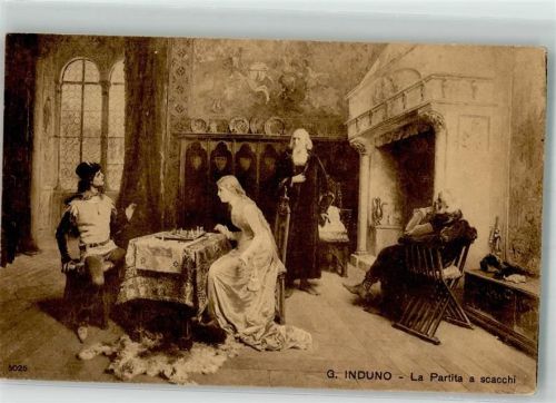 Gemälde von G. Induno Mittelalter