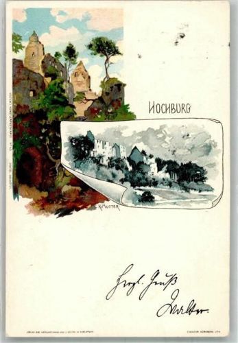 Hochburg 1898 sign. Mutter, K. Adelskorrespondenz