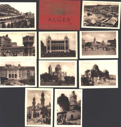 Alger Kleinfotoserie mit 10 St im Originalumschlag