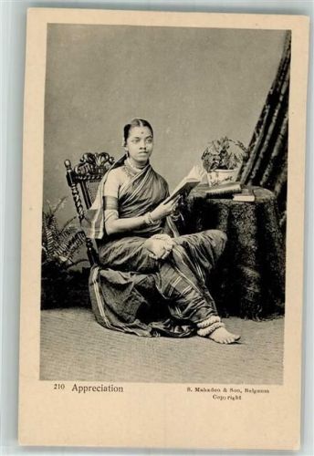 Tracht Frau Volkstypen / Brauchtum Indien Foto AK