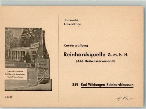 Bad Wildungen Reinhardsquelle a. d. Heilquellen