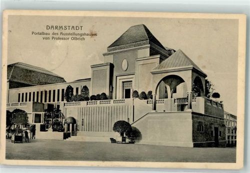 Darmstadt Jugendstil Künstlerkolonie Ausstellungshaus Architekt Prof. Olbrich