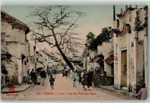 Hanoi Straße der schwarzen Pavillon