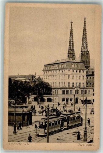 Dresden Postplatz Straßenbahn
