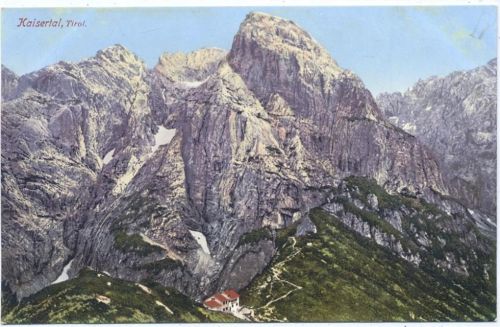 um 1910 Italien/Südtirol, Kaisertal/Tirol: Bergpanorama, Ak Nr. 3528,Othm. Blaschke AKU1