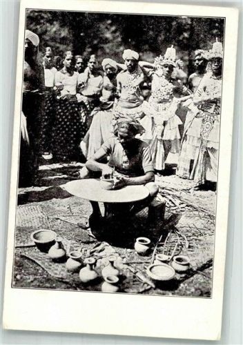Stellingen Völkerschau Ceylon Töpfer Volkstypen