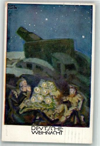 1916 Deutsche Weihnacht sign. Rich. Klein