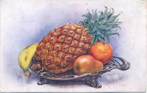 1905/1909 Obstschale Nr. 3126.,Raphael Tuck & Sons AKU1