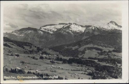 1941 Lindenberg, Bergmassiv Hochifen, Gottesackerwände, Sibratsgfäll,W. Rößler AKU1