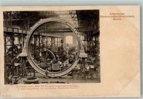 Treptow AEG AG Gehäuse e. 6000 PS Drehstromdynamomaschine