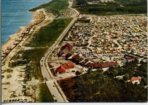 1973 Nordseeheilbad Sahelnburg, Nordsee, Deich, Strand, Häuser,Schöning & Co AKU2