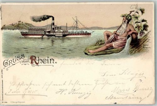 1897 Raddmpfer Vater Rhein Weinkönig Neptun