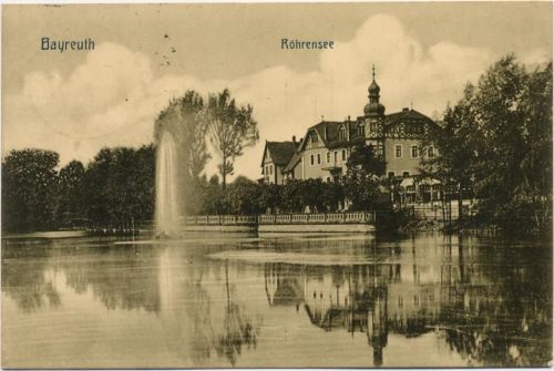 um 1920-30 Bayreuth, Röhrensee,Schlesische Lichtdruck- u. graph. Kunstanstalt