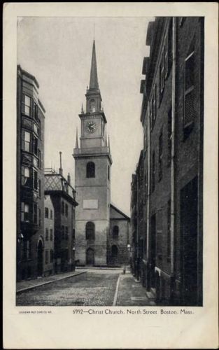 um 1910/20 Boston, Maß., USA, Christ Church, North Street, Kirche AKU1