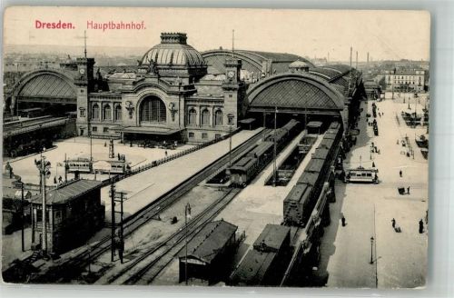Dresden 1912 Hauptbahnhof