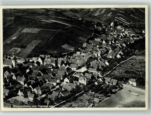 Mainstockheim Fliegeraufnahme Mainstockheim