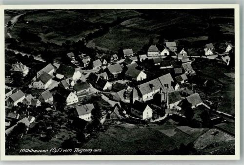 Mühlhausen Fliegeraufnahme Freigeg. R.L.M.