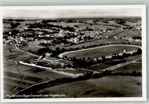 Pfarrkirchen Fliegeraufnahme Stadion Freigeg. R.L.M.