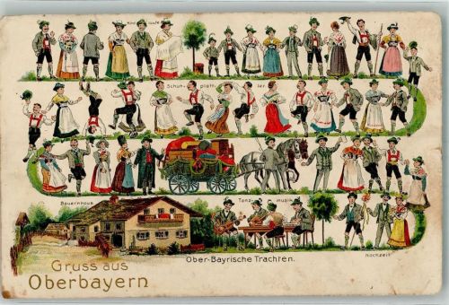 1916 Prägedruck Oberbayern Verlag Guggenheim