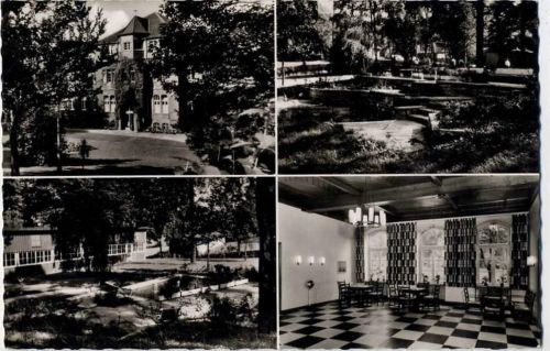 58300 W5803 Volmarstein 1965 - Volmarstein, Ruhr, 4 Ansichten Sanatorium,Ketting & Krüger AKU1