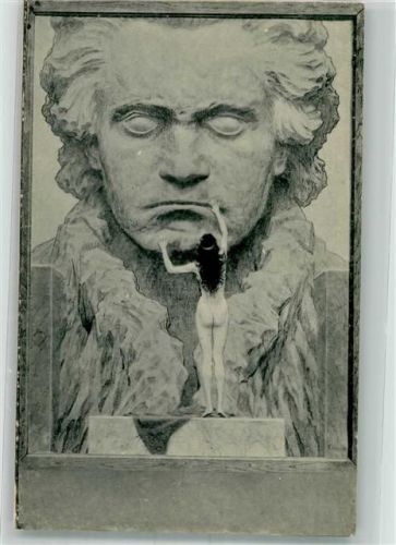 Nr. 16 Beethoven Akt Jugendstil Fidus 1918