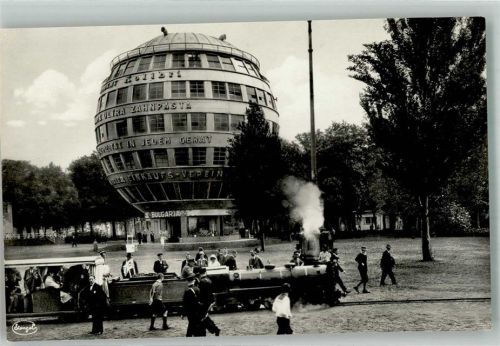 Dresden Hygiene Ausstellung Kugelhaus u. Liliputbahn 1930