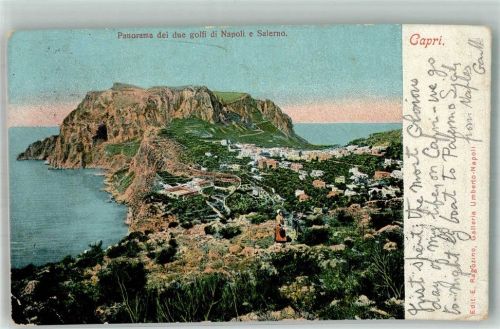 Salerno 1905 Golf von Neapel Capri