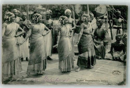 Stellingen 1907 Völkerschau Indische Tänzerinnen