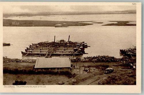 Beograd Hafen WK I Truppenausladestelle