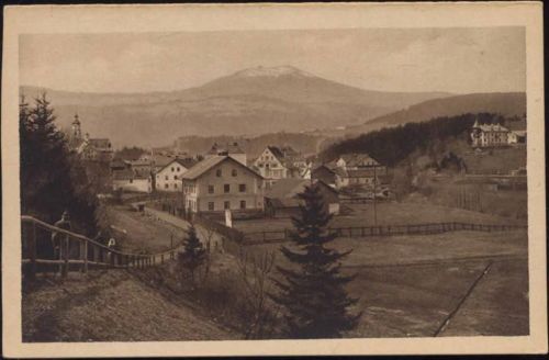 94252 W8371 Bayerisch Eisenstein um 1920/30 - Bayerisch Eisenstein: Ansicht,August Zerle AKU1