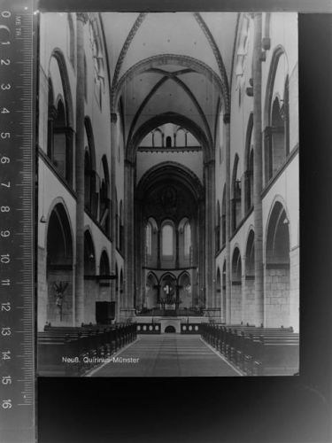 41460 W4040 Neuss GLASNEGATIV Quirinus Münster