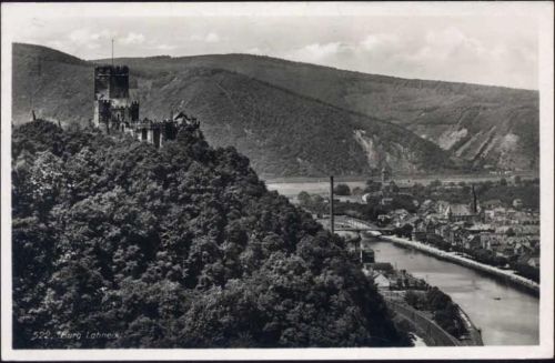 1937 Lahnstein: Burg Lahneck AKU1