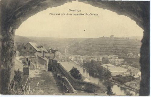Bouillon 1918 Bouillon Panorama vom Schloss aus J. Winling AKU1