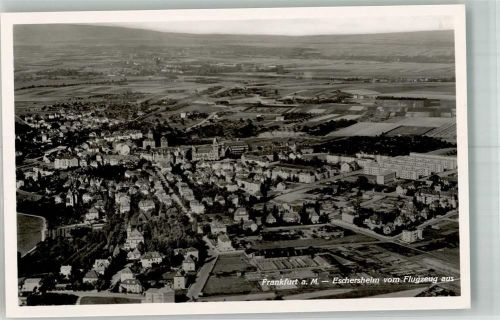 60308 W6000 Eschersheim 1939 Foto AK Fliegeraufnahme