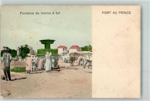 Port-au-Prince Fontaine du motne a tuf Haiti