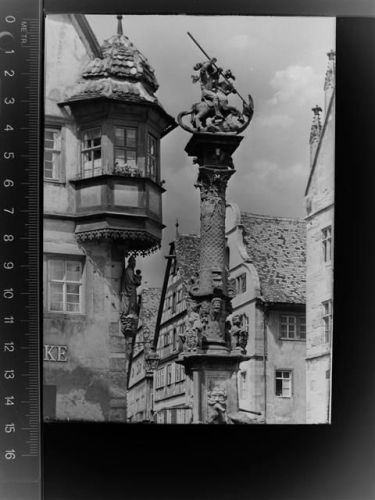 91541 W8803 Rothenburg ob der Tauber GLASNEGATIV