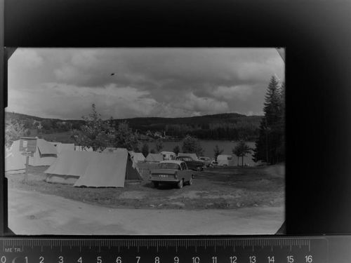 79859 W7826 Schluchsee GLASNEGATIV Campingplatz