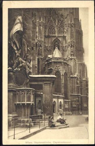 um 1920/30 - Wien: Stephanskirche, Capistrankanzel, Kirchenkunst,B.K.W.I.
