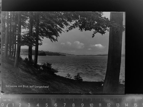 Langscheid Sorpesee m. Blick auf Langscheid