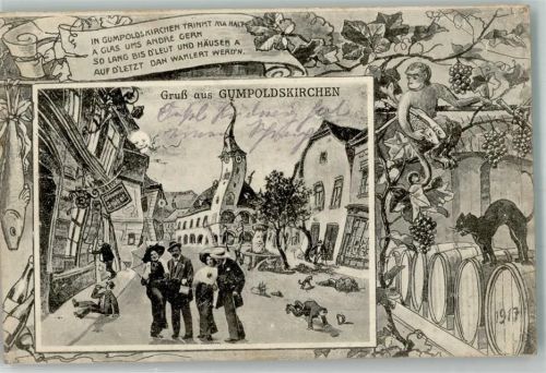 Gumpoldskirchen 1926 Humor Wein
