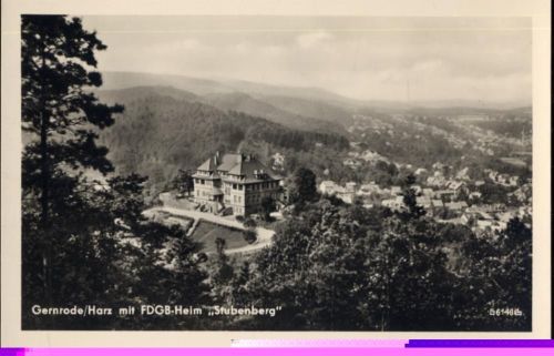 1956 Gernrode, Panorama,Willi Koch