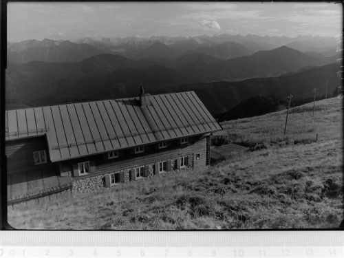 83661 W8172 Almbach GLASNEGATIV brauneckhaus